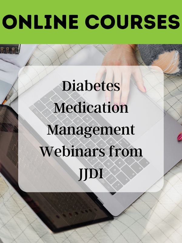 Diabetes Medication Management Webinars from JJDI