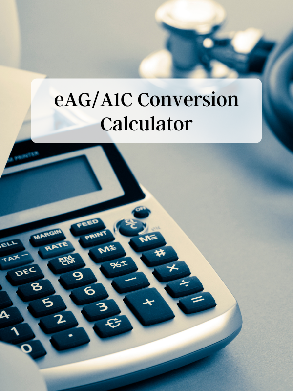 eAG/A1C Conversion Calculator